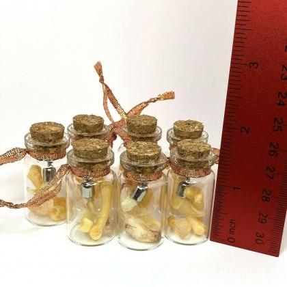 Handmade Oddity Jar Small Bones Altar Trinket,..