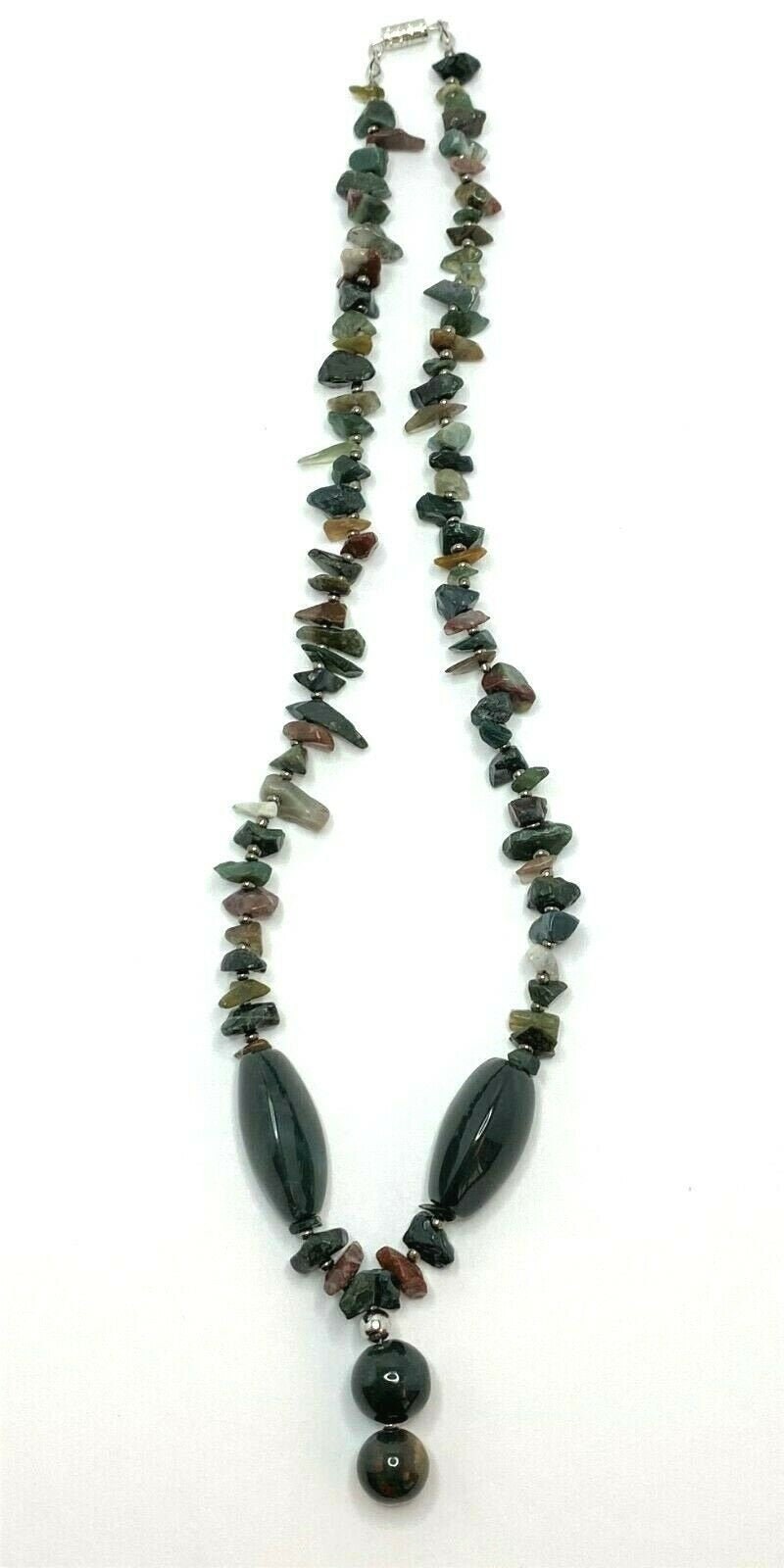 Handmade Fancy Jasper And Blood Stone Necklace on Luulla